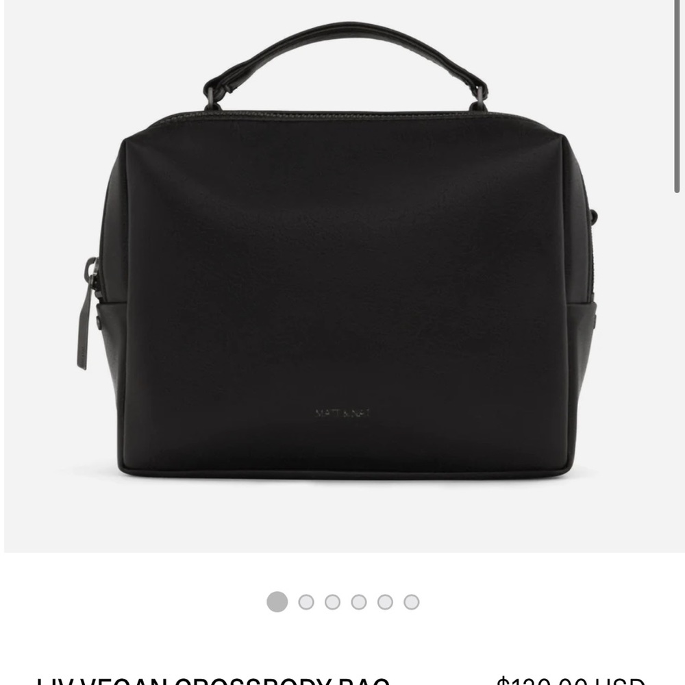 Matt & Nat LIV Vegan Crossbody Bag Black